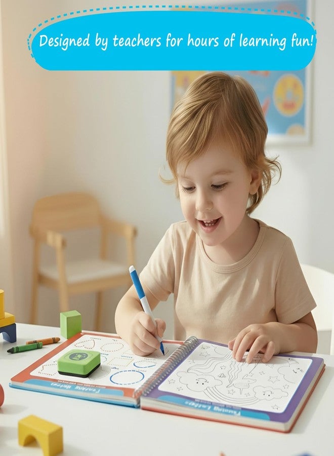 Simply magic 53 PCS Simply Magic I Can Write Tracing Book for Kids Ages 3-5, Dry Erase Letter Tracing Preschool WorkBook, Alphabet ABC Tracing, Toddler Handwriting Practice, Dry Erase Preschool Learning Activities - Image 3